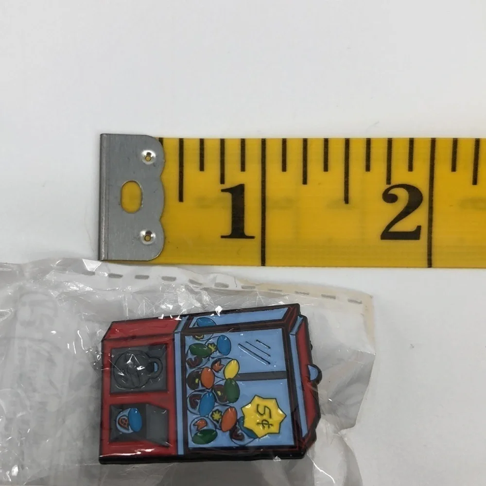 3/$25 Acrylic Gum Ball Machine Prize Machine Retro Pin Unisex